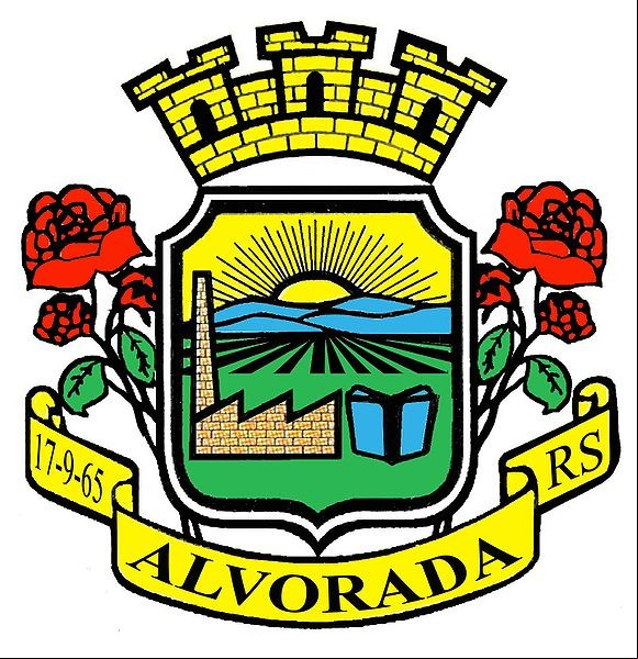 Brasão da cidade de Alvorada - RS